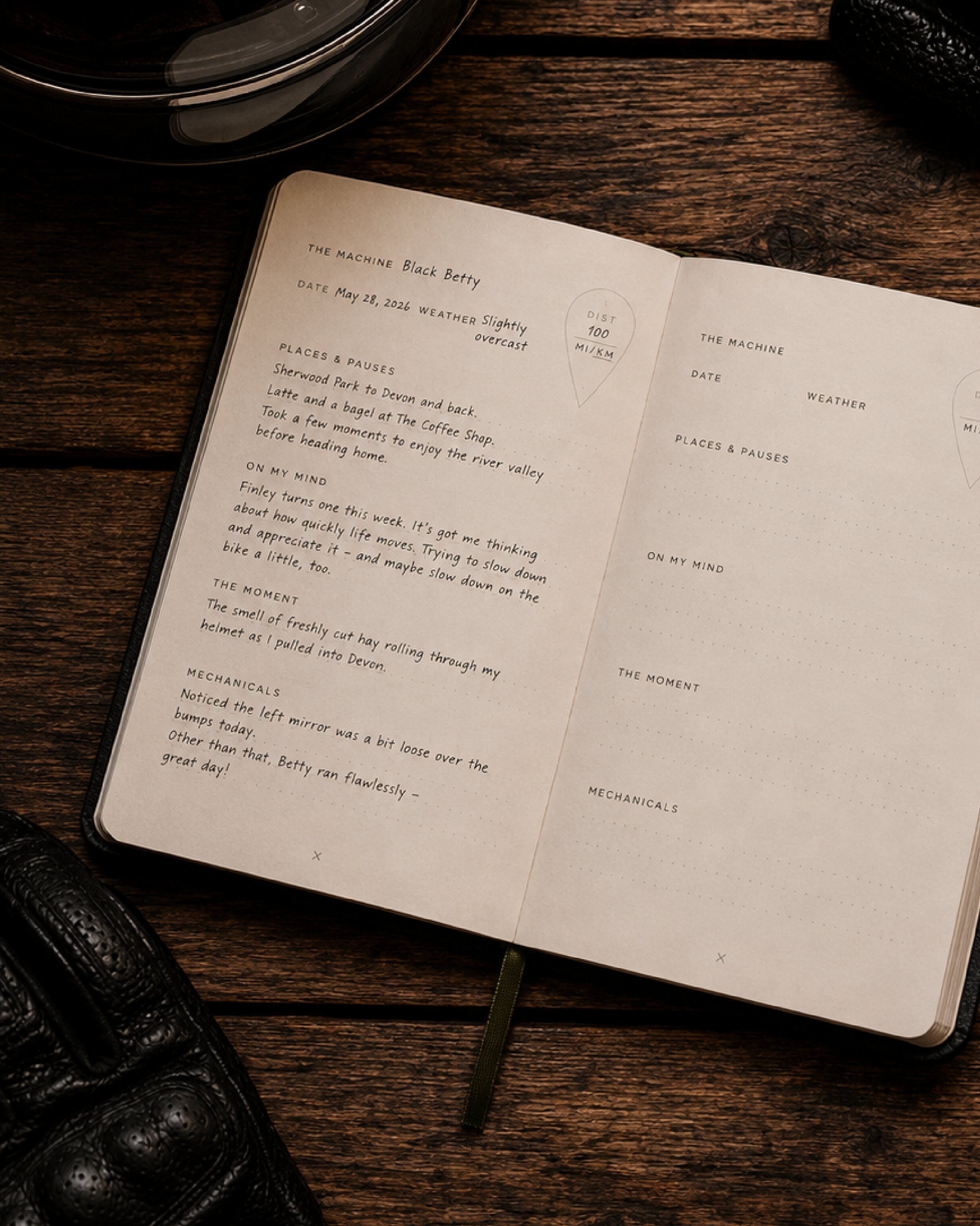 The Mile Mark Journal — FIRST EDITION